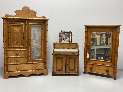 Lot 872 - An Early XX Century Pine with Bamboo Effect...