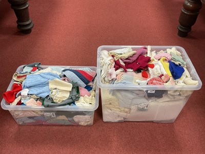 Lot 853 - A Quantity of Homemade / Knitted Dolls/Baby...