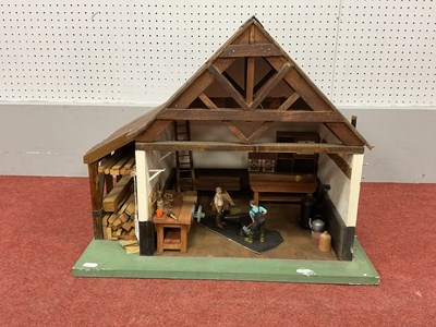 Lot 857 - A Scratch Built Wooden Construction Workshop...