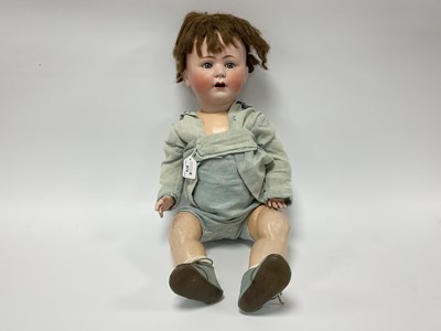 Lot 874 - A Jutta 1914 Bisque Headed Doll, with jointed...