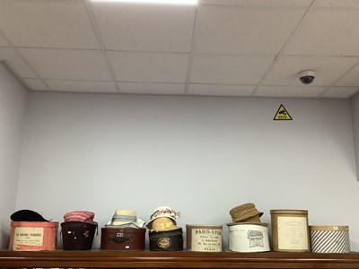 Lot 1360V - A Collection of Vintage Hat Boxes, mainly...