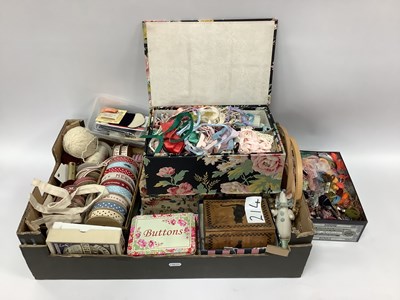 Lot 1360E - Sewing Accessories - Cottons, Embroidery Silks,...