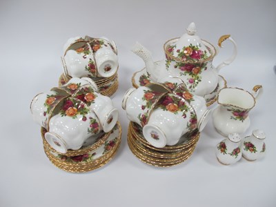Lot 1213 - Royal Albert “Old Country Roses” Tea Service,...