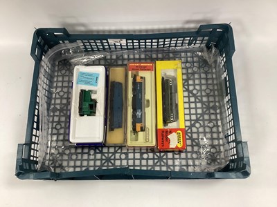 Lot 464 - Four 'N' Gauge Boxed/Cased Diesel Locomotives,...