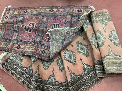 Lot 1538 - Tassled Runner with Seventeen Diamond Shape...