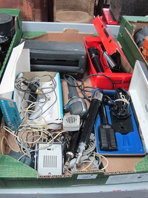 Lot 1067 - Microphones - ITT SM3, Sennheiser MD722, PRO...