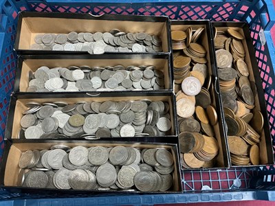 Lot 331 - Large Collection Of GB Coinage, includes...