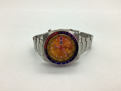 Lot 158 - Seiko; A 1970's Chronograph Automatic 'Pogue'...