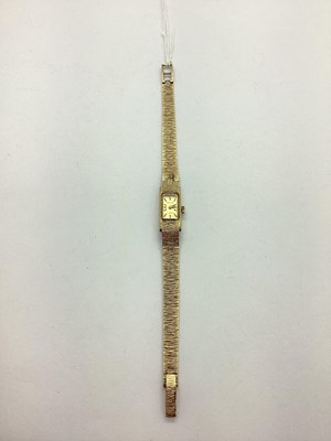 Lot 162 - Accurist; A 9ct Gold Cased Ladies Wristwatch,...