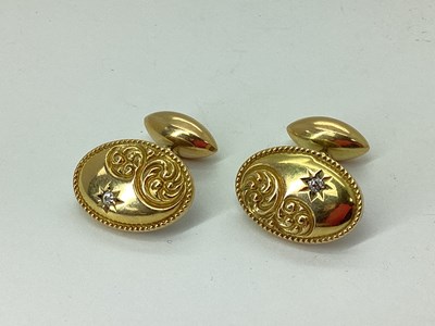 Lot 176 - A Pair of Antique Style Diamond Inset...