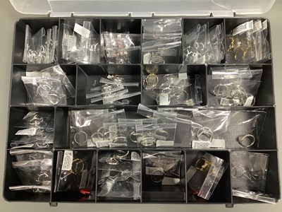 Lot 155 - A Collection of Bagged "925" and Other Rings,...