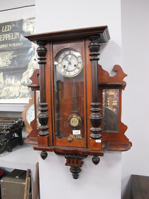 Lot 1160 - Vienna Regulator Wall Clock, features Roman...