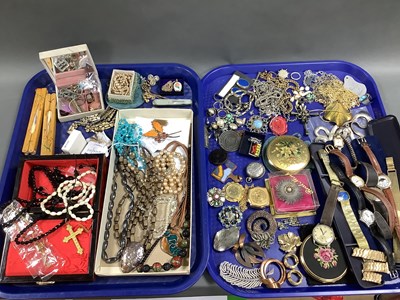 Lot 205 - A Mixed Lot of Assorted Costume Jewellery,...