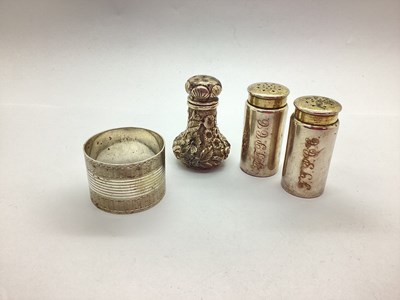 Lot 39 - A Pair of American Gorham Pepperettes, each...