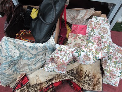 Lot 1305 - Quantity of Fabric, handbags, clothing,...