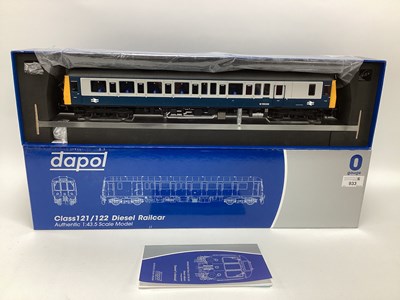 Lot 933 - A boxed Dapol 0 gauge Class 121 Diesel railcar...
