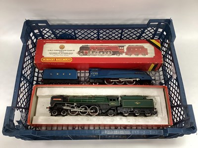Lot 496 - Three Hornby 00 gauge tender-drive pacific...