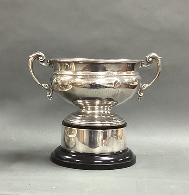 Lot 10 - A Hallmarked Silver Twin Handled Pedestal Bowl...