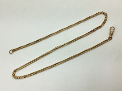 Lot 85 - A 9ct Gold Curb Link Chain, to swivel clasp.