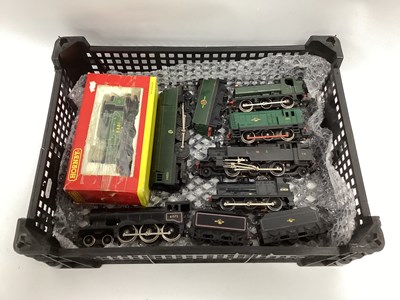 Lot 524 - Seven Triang and Hornby 'OO' Gauge Locomotives:...