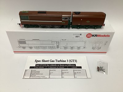 Lot 891 - A boxed KR Models 00 gauge GT3 gas turbine...