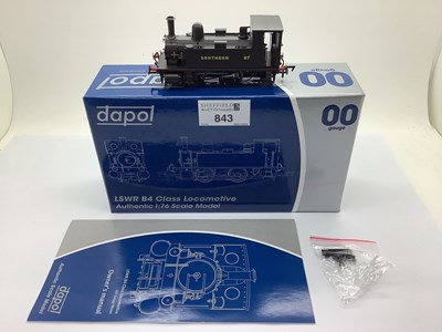 Lot 843 - A boxed Dapol 00 gauge B4 0-4-0 shunter in...