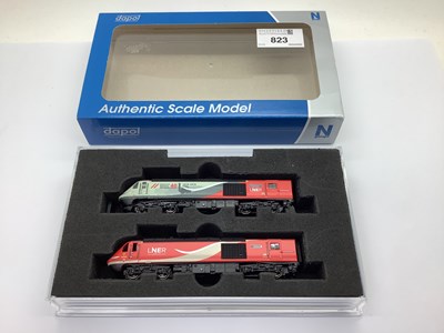 Lot 823 - A boxed Dapol N gauge Class 43 HST Twin Pack...