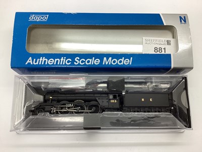 Lot 881 - A boxed Dapol N gauge "Flying Scotsman" in...