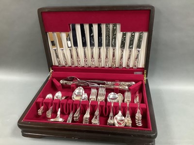 Lot 183 - Arthur Price Kings Pattern Canteen of Plated...