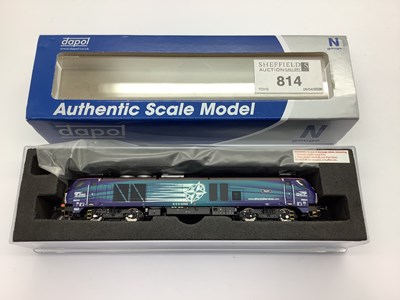 Lot 814 - A boxed Dapol N gauge Class 68 diesel...