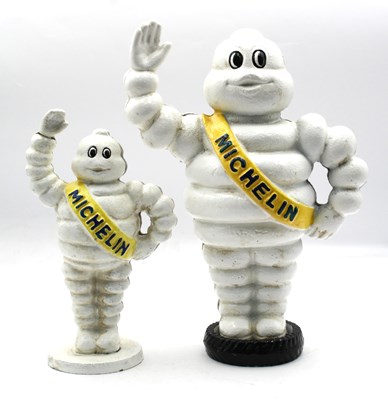 Lot 1317 - Automobilia, a pair of Bibendum (Michelin Man)...