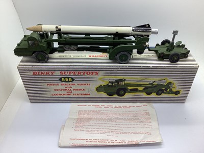 Lot 720 - Dinky Supertoys No 666 - Missile Erector...
