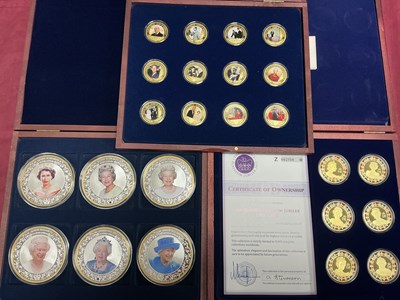 Lot 340 - Three Windsor Mint Royal Family Themed Proof...