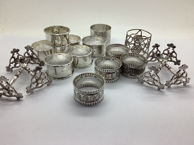 Lot 23 - A Collection of Hallmarked Silver and Other...