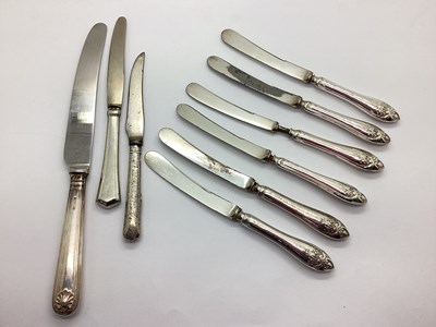 Lot 35 - A Set of Six Hallmarked Silver Handled Tea...