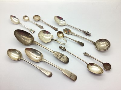 Lot 32 - Assorted Hallmarked Silver and Other Spoons,...