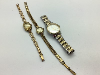 Lot 170 - Bulova Modern Ladies Wristwatch, to two tone...