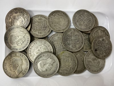Lot 464 - Collection Of GB Pre 1947 Silver Half Crowns,...