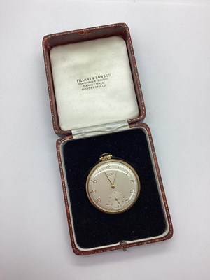 Lot 166 - Tissot; A 9ct Gold Cased Openface Pocket Watch,...