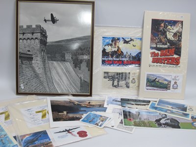 Lot 346 - WWII Dambusters Unframed Copy Film Posters and...