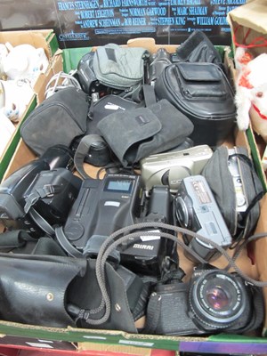 Lot 1048 - Mixed Film and Digital Cameras, including...