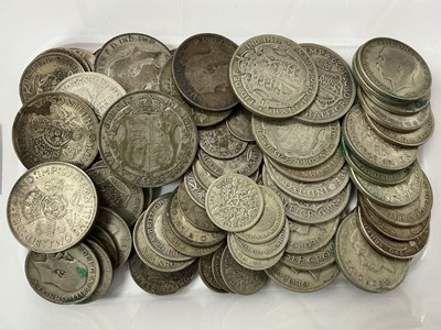 Lot 526 - Collection Of GB Pre 1947 Silver Coins,...