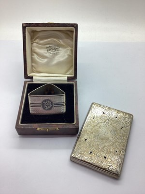 Lot 49 - A Hallmarked Silver Napkin Ring, Joseph...