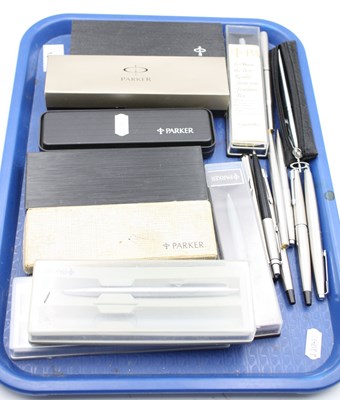 Lot 1376 - A Collection of Parker Pens, to include boxed...