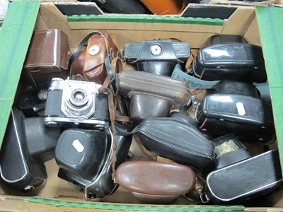 Lot 1114 - Mixed Vintage Cameras, including SLRs...