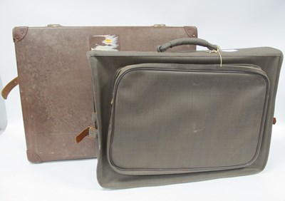 Lot 1456 - Three Vintage Suitcases, including mid XX...