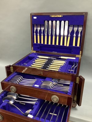 Lot 229 - A Six Setting Part Canteen, including knives,...