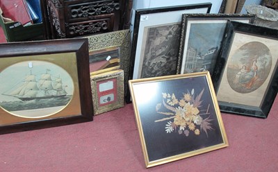 Lot 1395 - Rectangular Bevelled Dressing Mirror with...