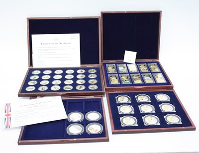 Lot 1370 - Four Winsdor Mint Commemorative Proof Coin...