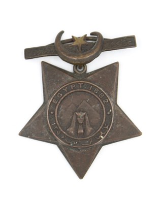 Lot 643 - Khedive Star Medal, Egypt 1882.